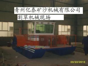 潍坊割草船厂家 小型环保机械割草船在纺织皮革行业水域治理中的应用